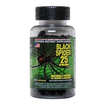  Cloma Pharma Black Spider 25 ephedra 100 