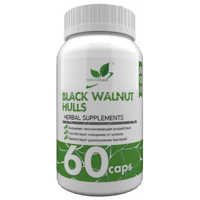  NaturalSupp BLACK WALNUT HULLS 60 
